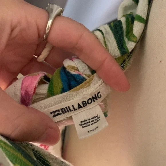 Billabong Night Twist Swing Mini Dress small - Picture 9 of 14